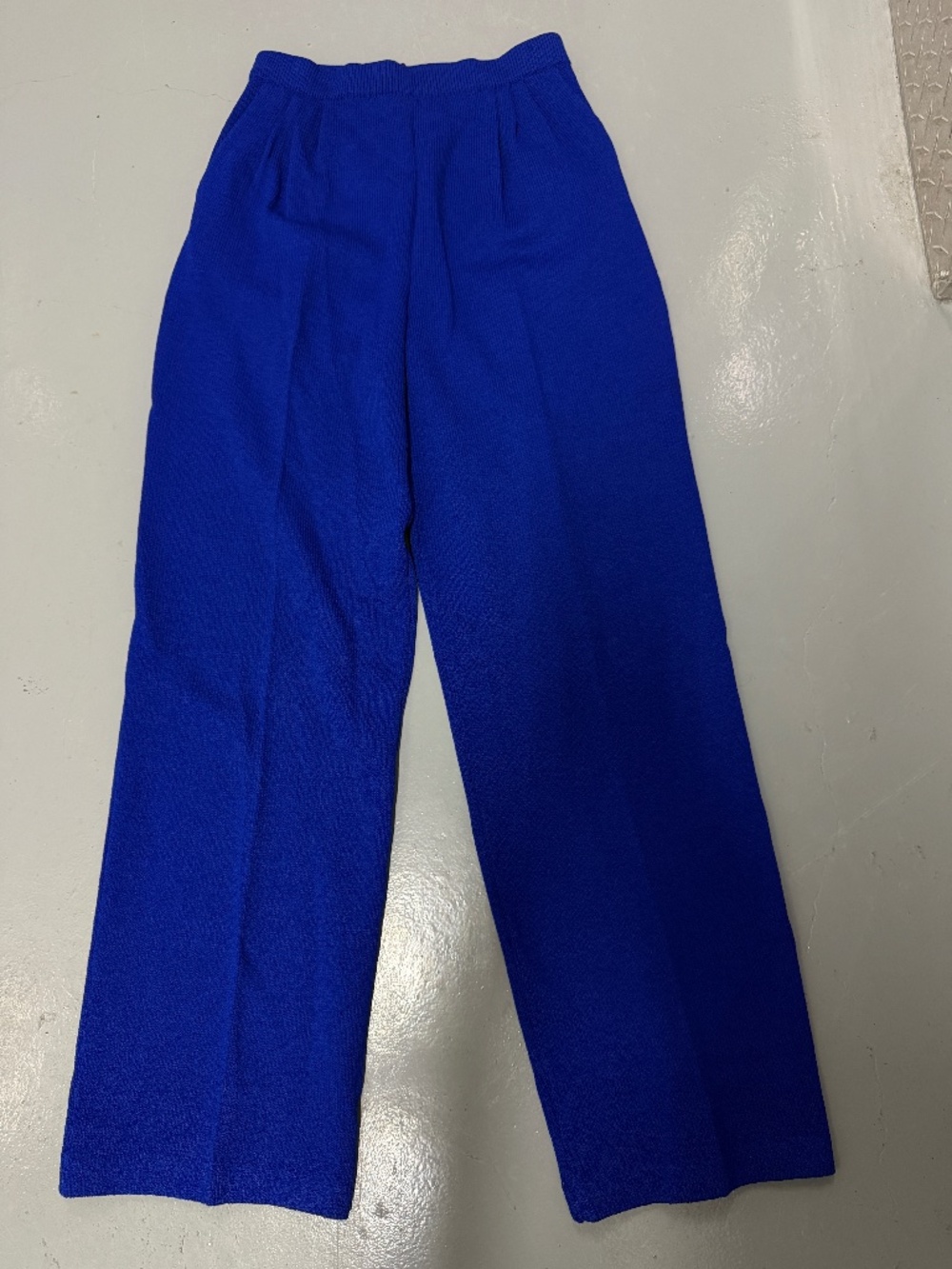 ST. JOHN Collection royal blue santana knit dress pants size 2